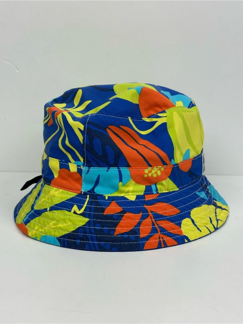 Polo by Ralph Lauren Hawaiian Print Blue & Green Reversible Bucket Hat